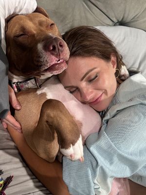 Blinky Baby loves the babies and belly rubs thumbnail 4